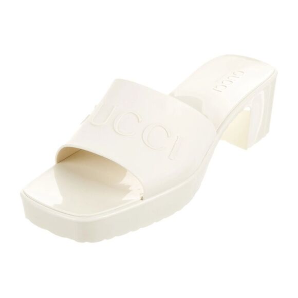 Brand new women's Gucci White Slide Sandals size 10 - Picture 1 of 8